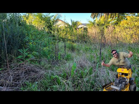 MOWING The WORST OVERGROWN Backyard On YouTube | IT DARN Near KILLED ME