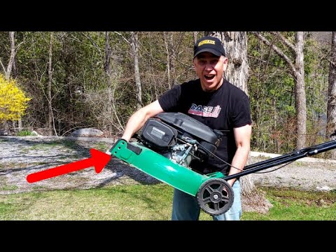 How to Repair a Broken Lawn Mower Wheel | Easy Cheap Push Mower Fix