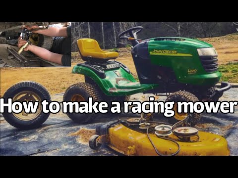How to make a racing lawnmower I.T. Creations
