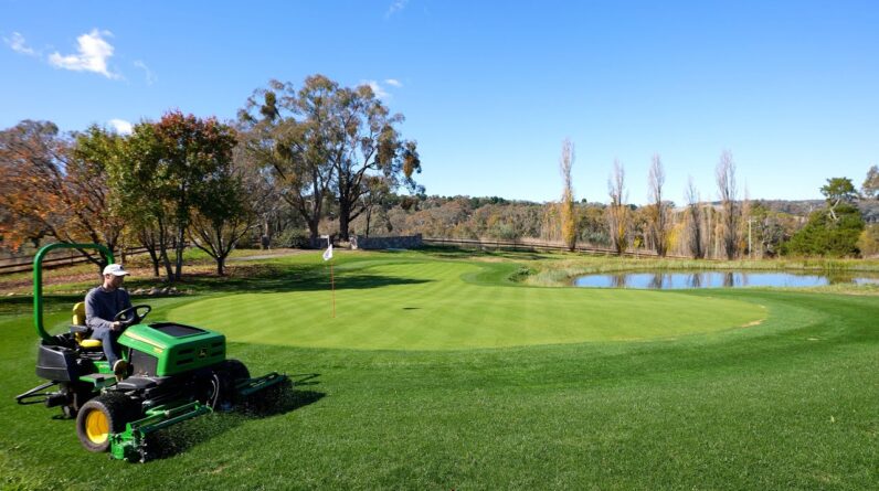 Golf Course Perfection // Mowing and Fertilising