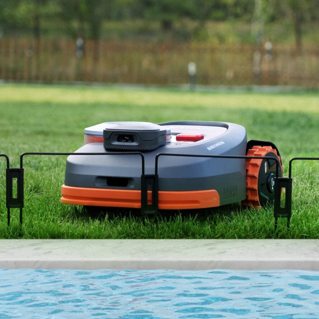 Segway Navimow H1500N-VF Robot Lawn Mower Perimeter Wire Free 0.37 Acre and Temporary Fence for Navimow H800N-VF, H1500N-VF, H3000N-VF