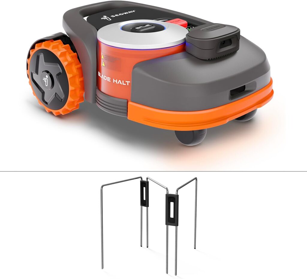 Segway Navimow H1500N-VF Robot Lawn Mower Perimeter Wire Free 0.37 Acre and Temporary Fence for Navimow H800N-VF, H1500N-VF, H3000N-VF