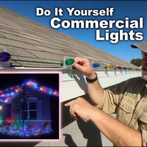 🎄 How To Hang Christmas Lights Like A Pro 🎄 Brightest C9 LED Lights - FULLY CUSTOM Do It Yourself
