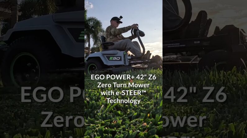 EGO Gen2 Riding Mowers - ZTR and e-STEER Upgrades for 2026