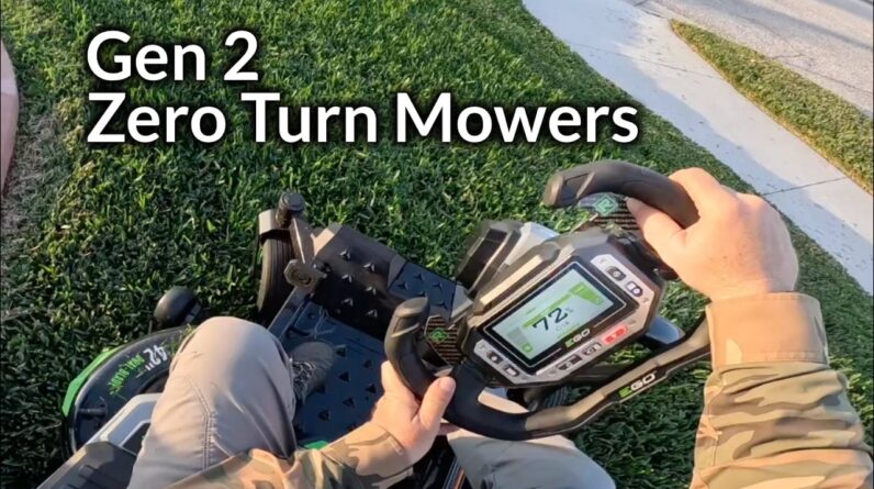 New Release: EGO Gen 2 Riders - EGO POWER PLUS ZTR and e-STEER 2026