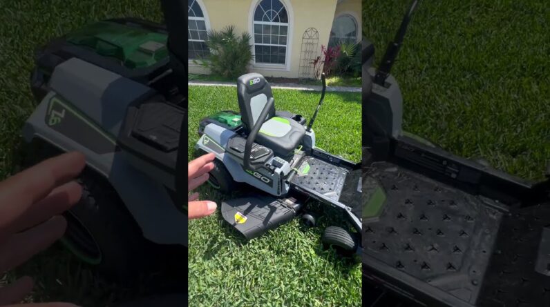 EGO's Latest ZTR, 42" Lap Bar Zero Turn Generation 2