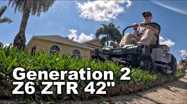 Gen2 42” EGO POWER+ Z6 ZTR Riding Mower Overview