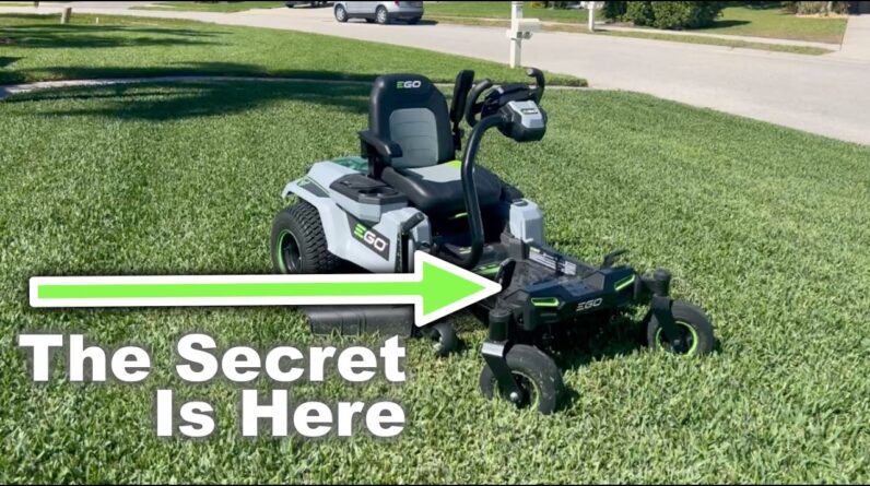 The EGO E-STEER ZTR Is Unique, But Not For The Reason You Think!