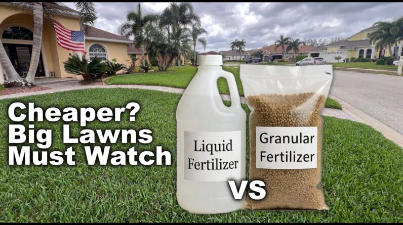 Which Is Cheaper: Liquid or Granular Fertilizer?